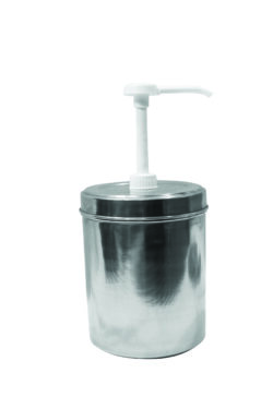 ΔΟΧΕΙΟ ΙΝΟΧ ΜΕ ΤΡΥΠΑ ΣΤΟ ΚΑΠΑΚΙ Ø15x19,5hcm 3460 / 10450