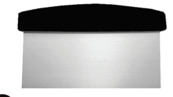 ΞΥΣΤΡΑ - ΚΟΦΤΗΣ 7,5x15cm 3056/ΜΕ ΜΑΥΡΟ ΧΕΡΙ / 5015