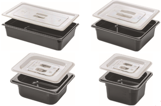 ΔΟΧΕΙΟ PC GN1/2-20cm ΜΑΥΡΟ GNP-12200/Β / 2678