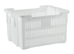 ΛΕΚΑΝΗ 50x40x30cm 8350/50kg ΛΕΥΚΗ / 3008