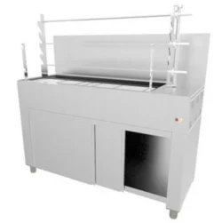 Επιδαπέδια Ψησταριά Με 3 Σούβλες 160x61x154cm  / 9143