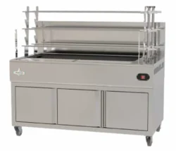Επιδαπέδια Ψησταριά Με 6 Σούβλες 160x81x154cm / 9144