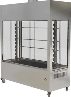 Ψησταριά Βαγονέτο Με 1 Άξονα Για 4 Σούβλες 180x73x210m  / 9152