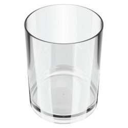 ΠΟΤΗΡΙ ΟΥΙΣΚΙ PC 280ml (8x8cm)  ΔΙΑΦΑΝΟ / 9669