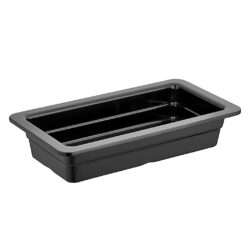 ΔΟΧΕΙΟ ΜΕΛΑΜΙΝΗΣ ΜΑΥΡΟ GN1/3-6,5hcm (32,5x17,6x6,5hcm) 774B / 9327