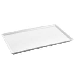 ΠΙΑΤΕΛΑ ΜΕΛΑΜΙΝΗΣ ΛΕΥΚΗ 35x25x2hcm 703W / 9334