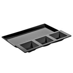 ΠΙΑΤΕΛΑ ΜΕΛΑΜΙΝΗΣ ΜΑΥΡΗ 33x27x2,5hcm 504B / 9367