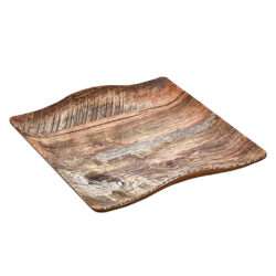 ΠΙΑΤΕΛΑ ΜΕΛΑΜΙΝΗΣ ΟΨΗ ΞΥΛΟΥ 25x25x3,4hcm 789Α / 9530