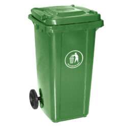 ΚΑΔΟΣ ΜΕ ΡΟΔΕΣ 120Lit ΠΡΑΣΙΝΟΣ (47x55x95hcm) / 10683