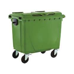 ΚΑΔΟΣ  660Lit ΜΕ ΡΟΔΕΣ ΠΡΑΣΙΝΟΣ (L122x78,5x123hcm) / 10693