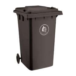 ΚΑΔΟΣ ΜΕ ΡΟΔΕΣ 360Lit ΓΚΡΙ (85x71x106hcm) / 10691