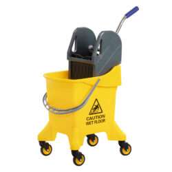 ΚΑΡΟΤΣΙ ΚΑΘΑΡΙΣΜΟΥ 31LIT ΜΕ ΣΤΙΦΤΗ 8088/ΚΙΤΡΙΝΟ / 10763