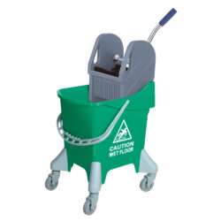 ΚΑΡΟΤΣΙ ΚΑΘΑΡΙΣΜΟΥ 31LIT ΜΕ ΣΤΙΦΤΗ 8088/ΠΡΑΣΙΝΟ / 10765