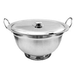 ΣΟΥΠΙΕΡΑ INOX ΜΕ ΚΑΠΑΚΙ Φ28x15hcm  / 9683