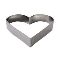 ΤΣΕΡΚΙ Φ22x4hcm ΙΝΟΧ (ΚΑΡΔΙΑ) / 10076