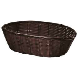 ΨΩΜΙΕΡΑ ΟΒΑΛ ΚΑΦΕ ΣΚΟΥΡΟ 25x18x8hcm 2519 / 9676