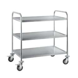 ΤΡΟΛΕΙ ΙΝΟΧ ΜΕ 3ΡΑΦΙΑ 85x45x90hcm 8545 / 10558