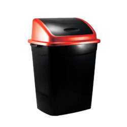 ΚΑΔΟΣ ΑΙΩΡ.ΚΑΠΑΚΙ ΜΑΥΡΟ-ΚΟΚΚΙΝΟ 60Lit (43x34x69hcm) UP122 / 10626