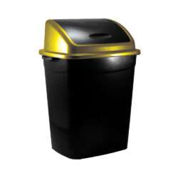 ΚΑΔΟΣ ΑΙΩΡ.ΚΑΠΑΚΙ ΜΑΥΡΟ-ΚΙΤΡΙΝΟ 60Lit (43x34x69hcm) UP122 / 10627
