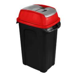 ΚΑΔΟΣ HIPPO 25LIT (38x28x50hcm)UP218/ΜΕ ΚΟΚΚΙΝΟ ΚΑΠΑΚΙ / 10630