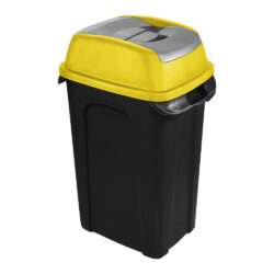 ΚΑΔΟΣ HIPPO 25LIT (38x28x50hcm)UP218/ΜΕ ΚΙΤΡΙΝΟ ΚΑΠΑΚΙ / 10631