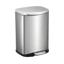 ΚΑΔΟΣ ΠΕΝΤΑΛ ΙΝΟΧ ΜΑΤ SOFT CLOSE, FINGERPRINT RESISTANT 30L/35x30x63,5hcm  2230  / 10611